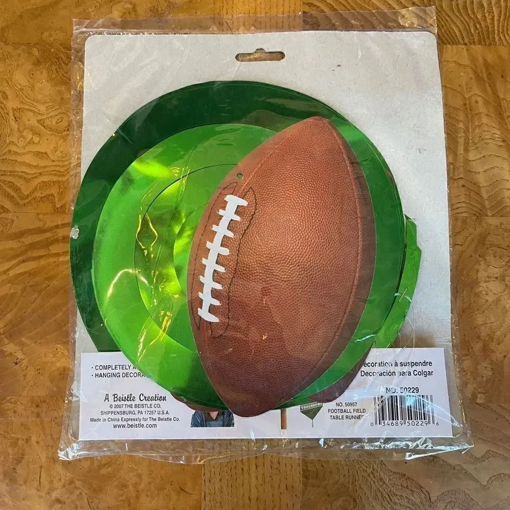 🎃 FOOTBALL PARTY Whirlywig Decoration!